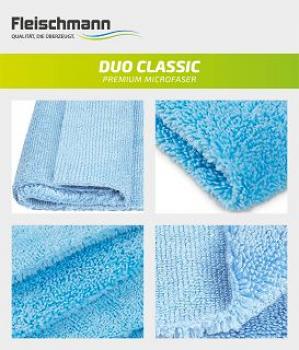 DUO CLASSIC - Premium Microfaser-Poliertuch 